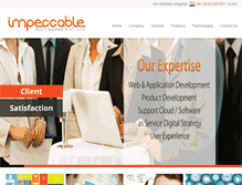 Tablet Screenshot of impeccablesoftwares.com